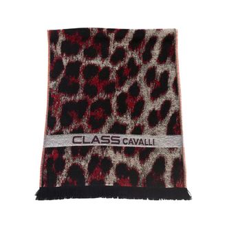 Cavalli Bufanda con Logo y Estampado Animalier - Accessories - Hombre - Multicolor - ONE SIZE