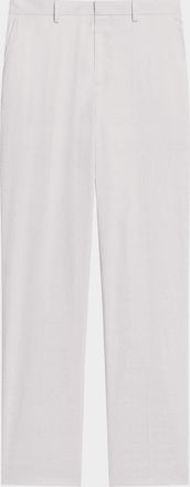 Theory Men & apos;s Organic Linen Straight Leg Flat-Front Trousers