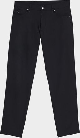 Emporio Armani Mens Stretch Five-Pocket Pants