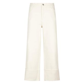 Max Mara Straight Jeans, female, Beige, Size: XS Weekend Trousers