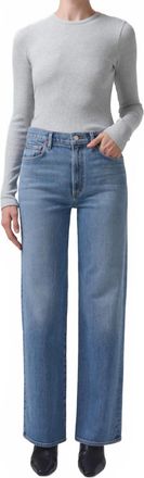 A Gold E Harper Relaxed Mid-Rise Jeans In Flash