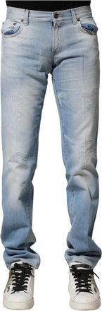 Dolce & Gabbana Heren, Jeans, Blauw, Maat: XS Denim