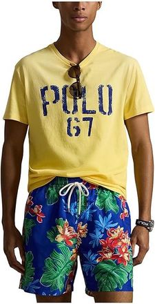 Polo Ralph Lauren Classic Fit Jersey Graphic T-Shirt Mens Clothing Resort Gold : 2XL, Cotton