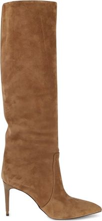 PARIS TEXAS Leren knielaarzen - Bruin