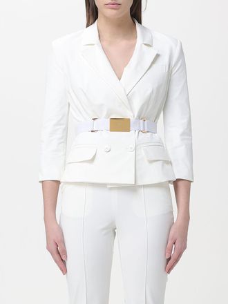 Elisabetta Franchi Blazer a doppiopetto con cinta Elisabetta Franchi