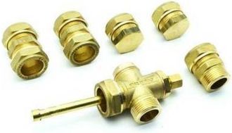 Aton KIT RACCORDI PER IMPIANTI A CIRCUITO FORZATO 2 collettori ATON