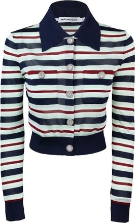 Self Portrait Donna, Top, Blu, S, new