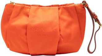 Prada Pre-owned Prada Tessuto Canapa Logo Wristlet Clutch Ladies 8BHUGZR8QNOQB83A