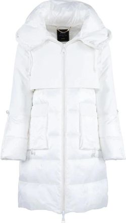 Nenette Piumino - Dames - Winterjassen - Wit - S - Polyester - Jassen