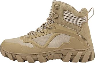 Generic Winter Shoes Mens Snow Boots Lined Winter Boots Warm Hiking Shoes Outdoor Winter Boots Non-Slip Hiking Boots Trekking Shoes Winter Boots Outdoor, khak