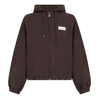 Jacquemus Le Hoodie Montaigne - Sweatshirts & Hoodies - Hombre - Marr&oacute;n - L