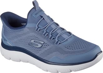 Skechers Mens Summits Top Rate Sneaker, Slate Mesh/TPU, 10 UK