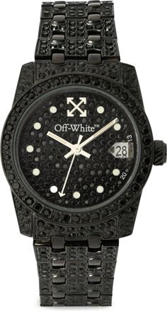 Off-white DISCREET Crystal Watch