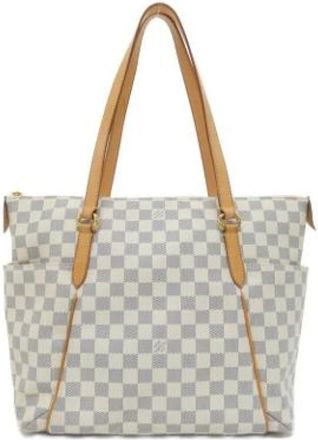 Louis Vuitton Pre-owned Tote Bags, female, Gray, Size: ONE SIZE Pre-owned Fabric louis-vuitton-bags