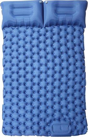 No Brand Colch&oacute;n De Camping Para 2 Personas, Colch&oacute;n De Aire Doble Ultraligero Con Bomba De Pie Y Almohada, Colch&oacute;n De Aire Port&aacute;til Para Senderismo, Playa Y V