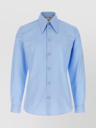 Valentino Garavani cotton shirt with long sleeves and point collar