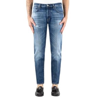 Dondup Slim-fit Jeans, male, Blue, Size: W35 Carrot jeans Brighton