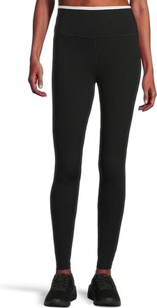 SPLITS59 Dual High-Waist Airweight 7/8 Womens Workout Black/White : SM, Nylon/Spandex