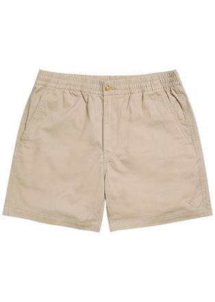 Polo Ralph Lauren Logo Stretch-cotton Shorts - Khaki - XL
