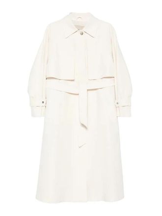 Herno Herno ivory knot trench coat
