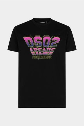 Dsquared2 Mens Arcade Games Cool T-Shirt In Black