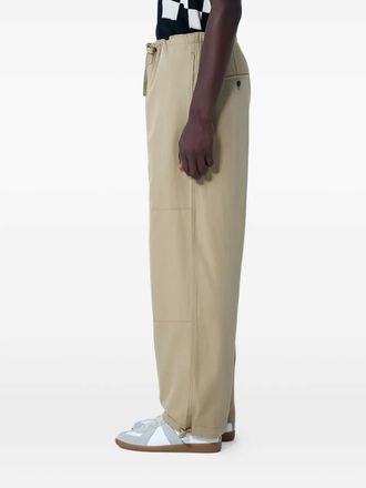 Visvim Sharma drawstring cotton trousers - men - Cotton - 5 - Neutrals