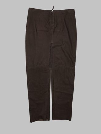 Rick Owens Sliced Skirt - Brown