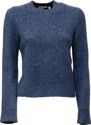Carhartt Work in Progress Trui met ronde hals - Dames - Ronde hals truien - Blauw - XS - Truien & Vesten
