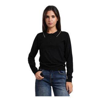 Yes-Zee Polo Knit - Tops - Mujer - Negro - XL