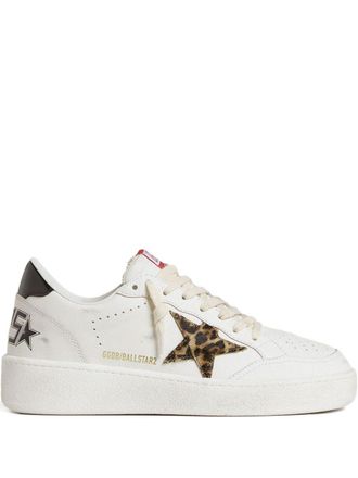 Golden Goose Golden Gänseballstar Leder -Turnschuhe