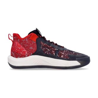 adidas Kern Basketbalschoen Zwart/Rood/Wit - Heren - Fitnessschoenen - Veelkleurig - 42 2/3 EU - Fitness
