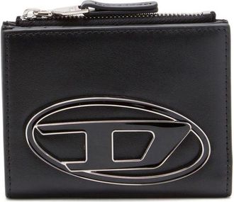 Diesel 1DR leather wallet - unisex - Calf Leather - One Size - Black