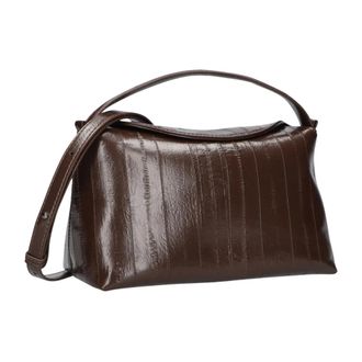 Hvisk Tassen, Dames, Bruin, ONE Size, Wol, Not Stroke Structure Crossbody Bag