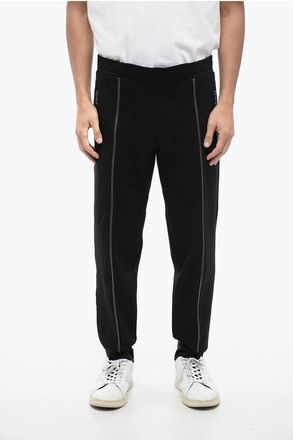 Neil Barrett Viscose Blend Tapered Fit Sweatpants with Tape Detail size Xxl