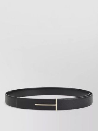 Tom Ford leather belt adjustable fit grained design