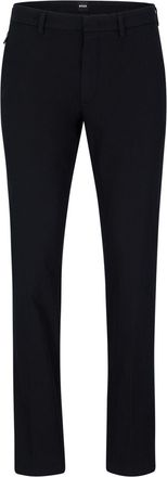 HUGO BOSS Mens Hbb Kato Sustainable Organic Cotton Trousers in Black - Size 32W/34L