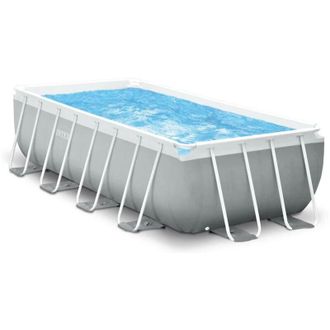 Intex Piscina Tubular Rectangular Intex 4,88x2,44x1,07m