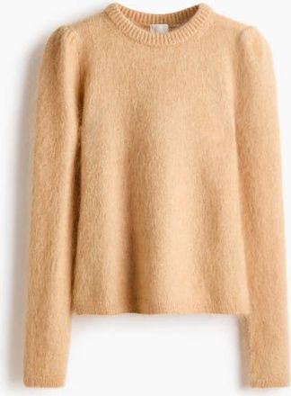 H&M Mohair-blend Jumper in Beige at Nordstrom, Size X-Small