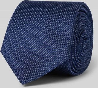 Willen Krawattenfabrik Seidenkrawatte in klassischer Form (6 cm) in Marine, Gr&ouml;&szlig;e 1