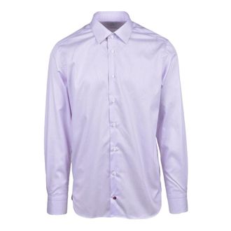Carrel Carrel Shirt - Heren - Zakelijke Overhemden - Paars - 2XL - Katoen - Overhemden