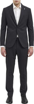Daniele Alessandrini Abito Monopetto - Heren - Business pakken - Blauw - L - Kostuums