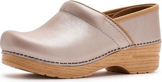 Dansko Professional Womens Clog Shoes Pearl Metallic : EU 43 (US Mens 9.5-10 - Womens 12.5-13) Regular, Leather