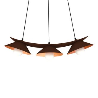 Lumicom Miller L&aacute;mpara De Techo X3 Hoja Corten