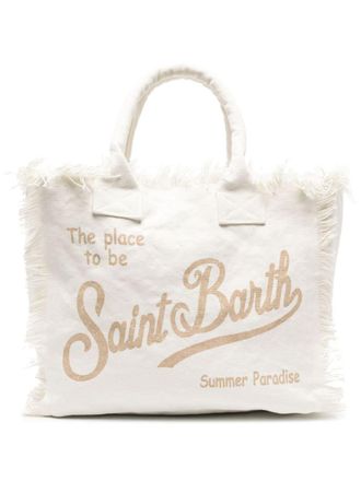 MC2 Saint Barth Borsa da spiaggia Vanity - Bianco