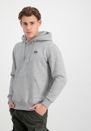 Alpha Industries Hoodie ALPHA INDUSTRIES Basic Hoodie SL, Herren, Gr. 3XL, grau (grau heather), Obermaterial: 80% Baumwolle, 20% Polyester, regular fit, Sweatshirts Ho
