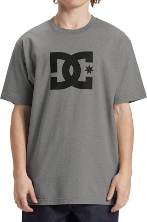DC T-Shirt DC SHOES DC Star, Herren, Gr. L, grau (erdgrau), 75% Baumwolle, 25% Baumwolle, Shirts T-Shirt