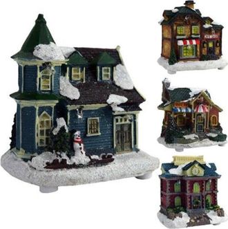 Trade Shop Trade Shop - Case Natalizia Illuminazione Led En Poliresina Scena Casual Modelo