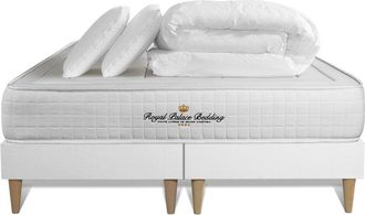 Royal Palace Bedding Pack Colch&oacute;n Blanco Espuma Viscoel&aacute;stica 180 X 200