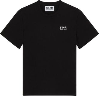 Golden Goose T-Shirt Regular Star Ms - - Tops - Uomo - Nero - M