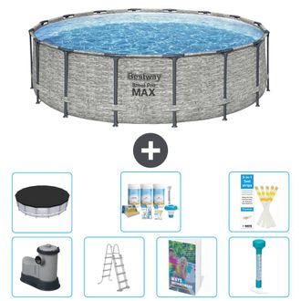 Bestway Piscina Bestway Steel Pro Max Redonda - 488x122 Cm - 8-piezas S574